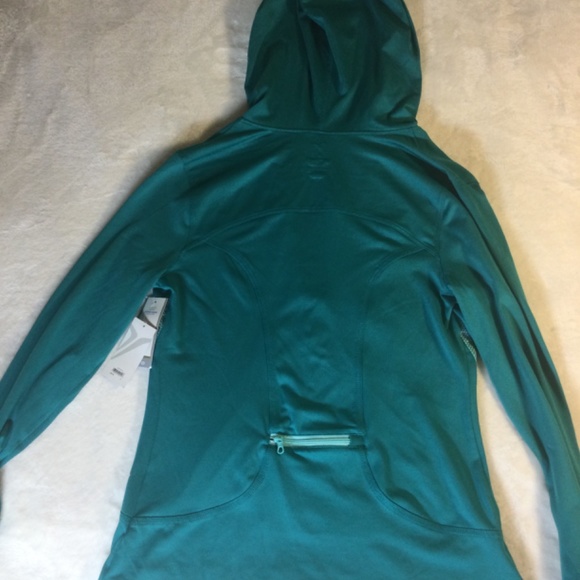 ⭐️ Old Navy Teal Active Wear 3/4 Zip Hoodie with Pockets - Picture 13 of 13